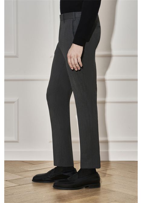 PT Torino Pantaloni Skinny Dieci in Lana Batavia Grigio Antracite Uomo PT TORINO | Pantaloni | CO-AFX0Z00FWD0250